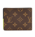 Louis Vuitton Friends Slender Wallet, &pound;295, Accessories, Brown, Canvas, Back view